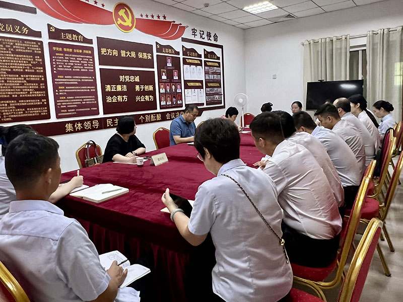集团公司到皇城支部召开《习近平谈治国理政》...